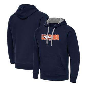 Men's Antigua Navy Denver Broncos Impact Victory Hoodie