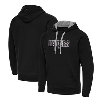 Men's Antigua Black Las Vegas Raiders Impact Victory Hoodie
