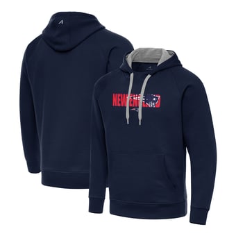 Men's Antigua Navy New England Patriots Impact Victory Hoodie