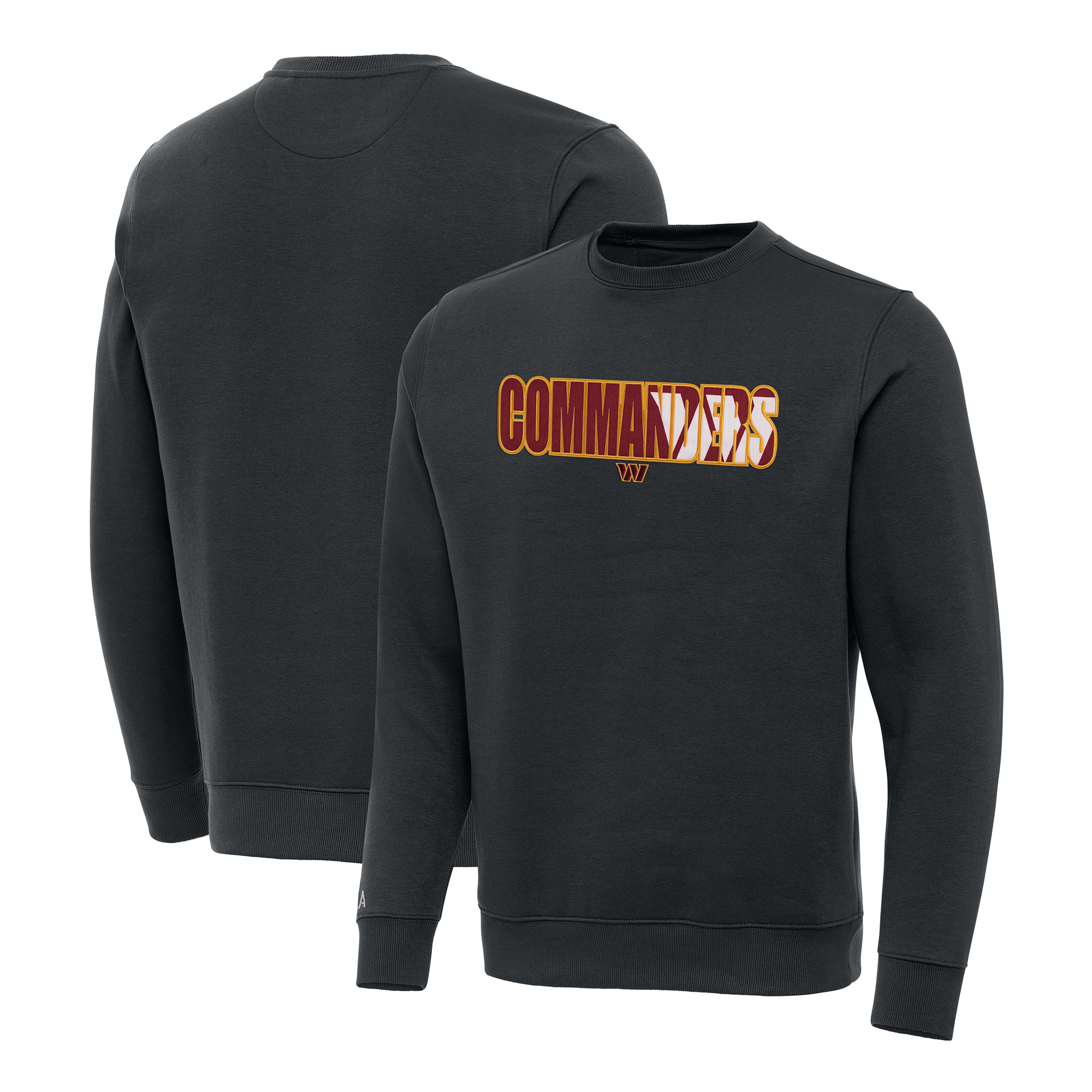 Men's Antigua Charcoal Washington Commanders Impact Victory Sweatshirt