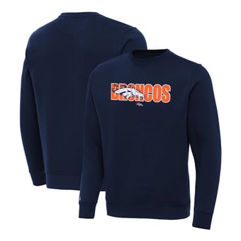 Men's Antigua Navy Denver Broncos Impact Victory Sweatshirt