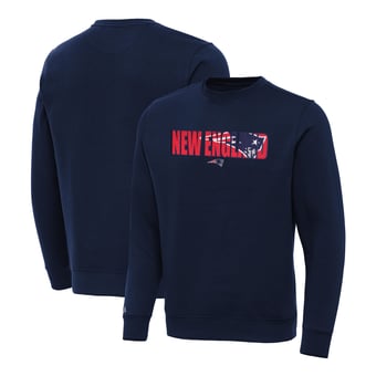 Men's Antigua Navy New England Patriots Impact Victory Sweatshirt