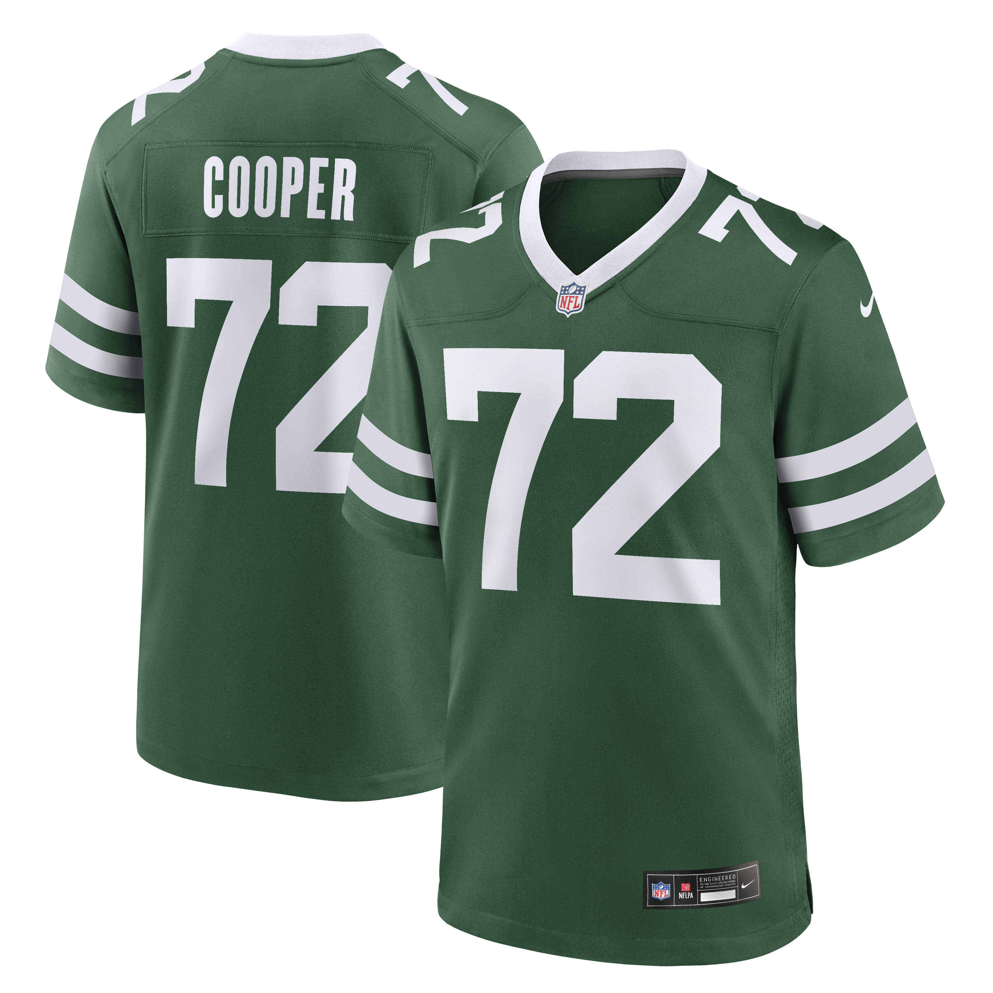Men's Nike Anez Cooper Legacy Green New York Jets Team Game Jersey