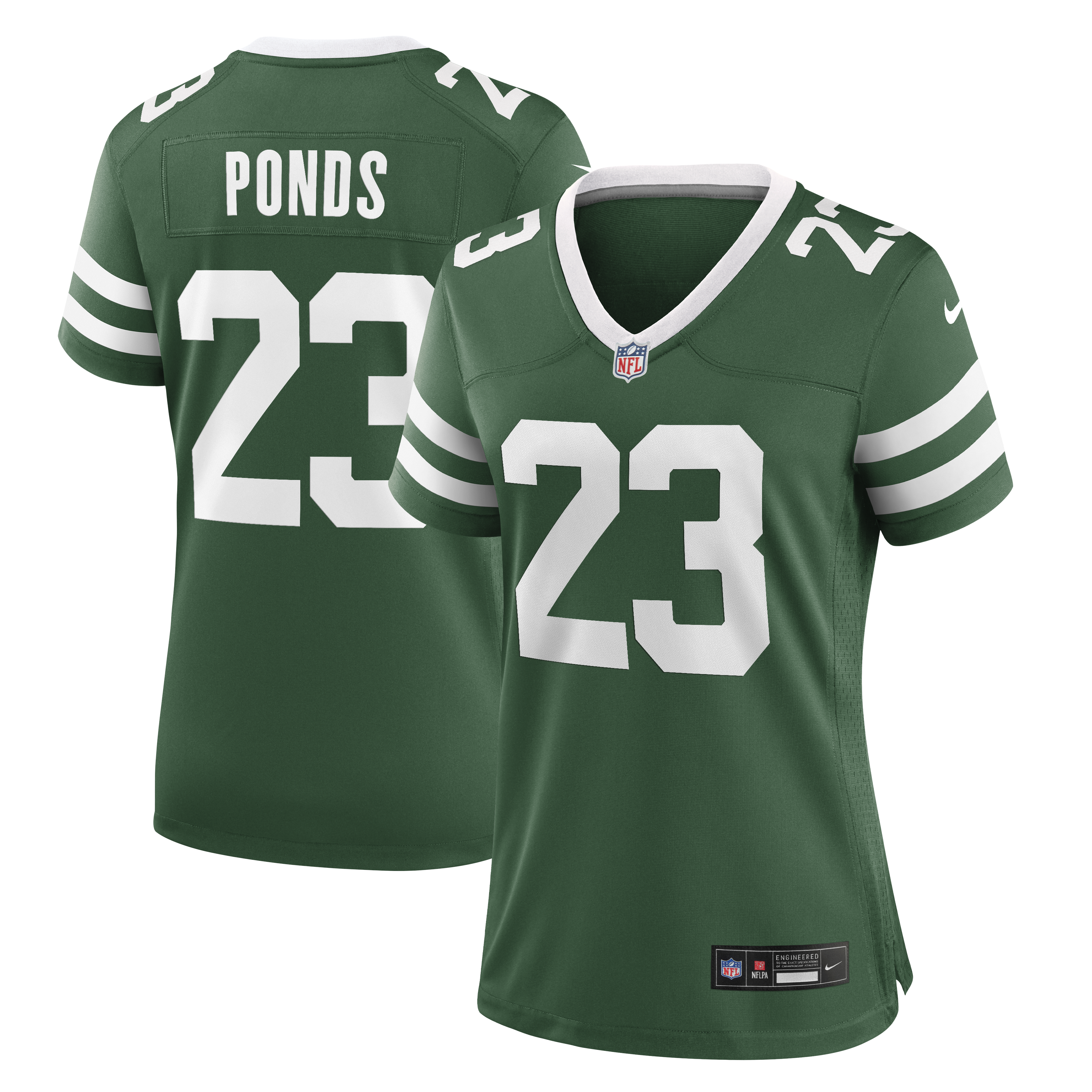 Women's Nike D'Angelo Ponds Legacy Green New York Jets Team Game Jersey