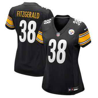 Women's Nike Bishop Fitzgerald Black Pittsburgh Steelers Team Game Jersey