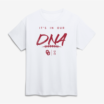Men's White Oklahoma Sooners Football DNA T-Shirt