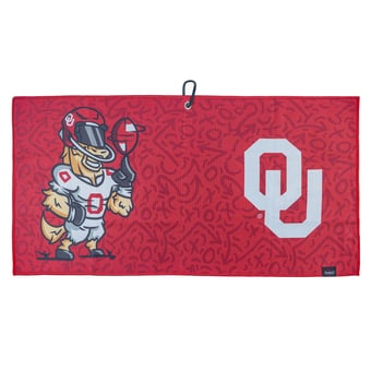 "SWAG Golf Oklahoma Sooners 16"" x 30"" Golf Towel"