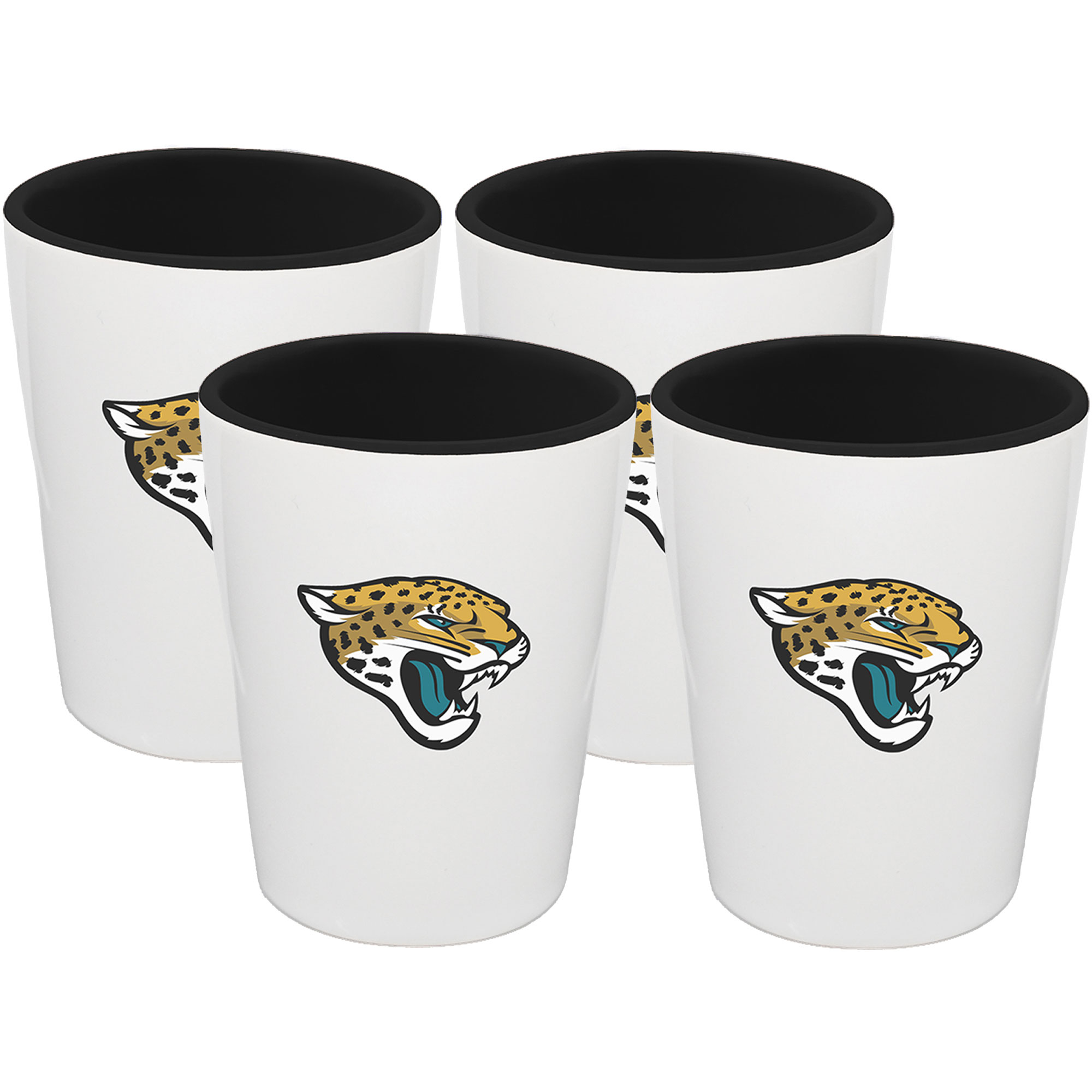 The Memory Company Jacksonville Jaguars Four-Pack Ceramic Shot Glass Set