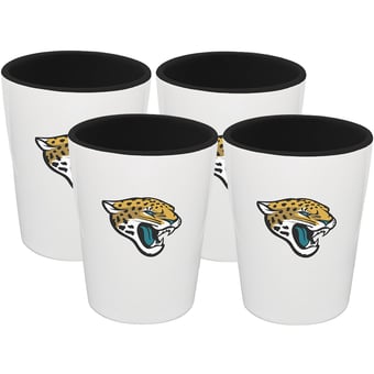 The Memory Company Jacksonville Jaguars Four-Pack Ceramic Shot Glass Set