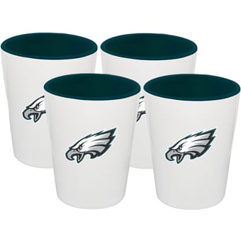 The Memory Company Philadelphia Eagles Four-Pack Ceramic Shot Glass Set