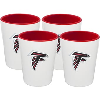The Memory Company Atlanta Falcons Four-Pack Ceramic Shot Glass Set