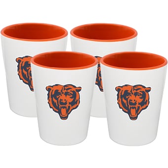 The Memory Company Chicago Bears Four-Pack Ceramic Shot Glass Set