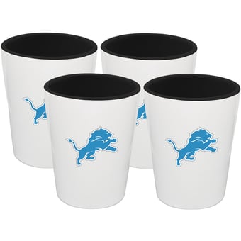 The Memory Company Detroit Lions Four-Pack Ceramic Shot Glass Set
