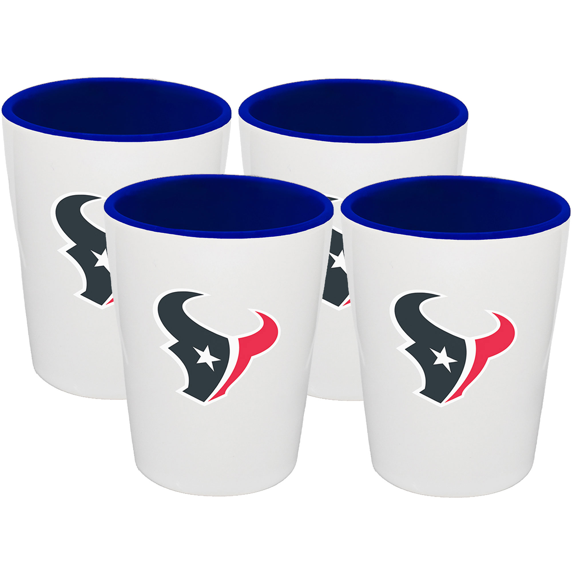 The Memory Company Houston Texans Four-Pack Ceramic Shot Glass Set