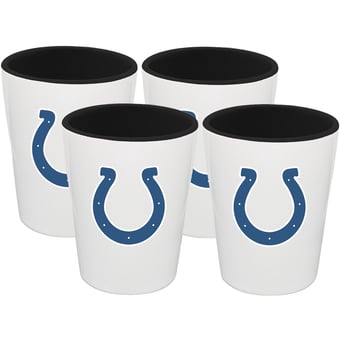 The Memory Company Indianapolis Colts Four-Pack Ceramic Shot Glass Set