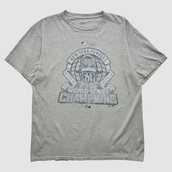 World Series Majestic 2009 T-shirt - Heather Gray - M by Fanatics Real Vintage