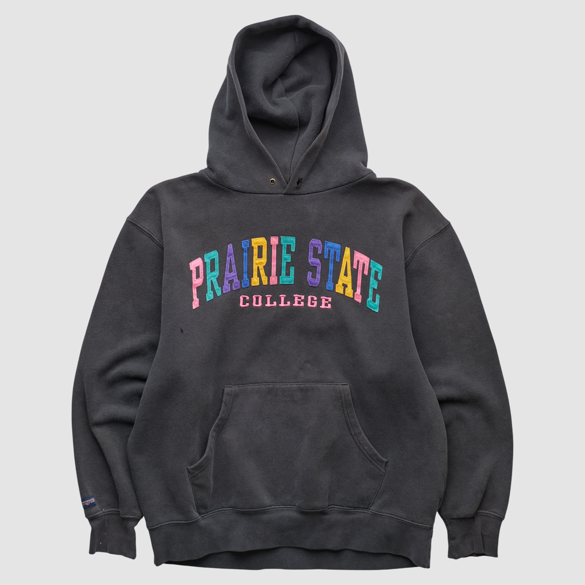 Prairie State Pioneers Jansport 2000s Hooded Pullover Sweatshirt – Black – M by Fanatics Real Vintage
