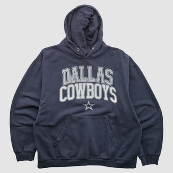 Dallas Cowboys Dallas Cowboys Authentic 2000s Hooded Pullover Sweatshirt - Navy - S by Fanatics Real Vintage