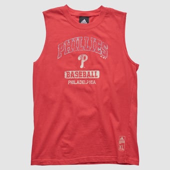 Philadelphia Phillies Adidas 2010s Tank - Red - XS by Fanatics Real Vintage