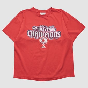 World Series Adidas 2004 T-shirt - Red - M by Fanatics Real Vintage