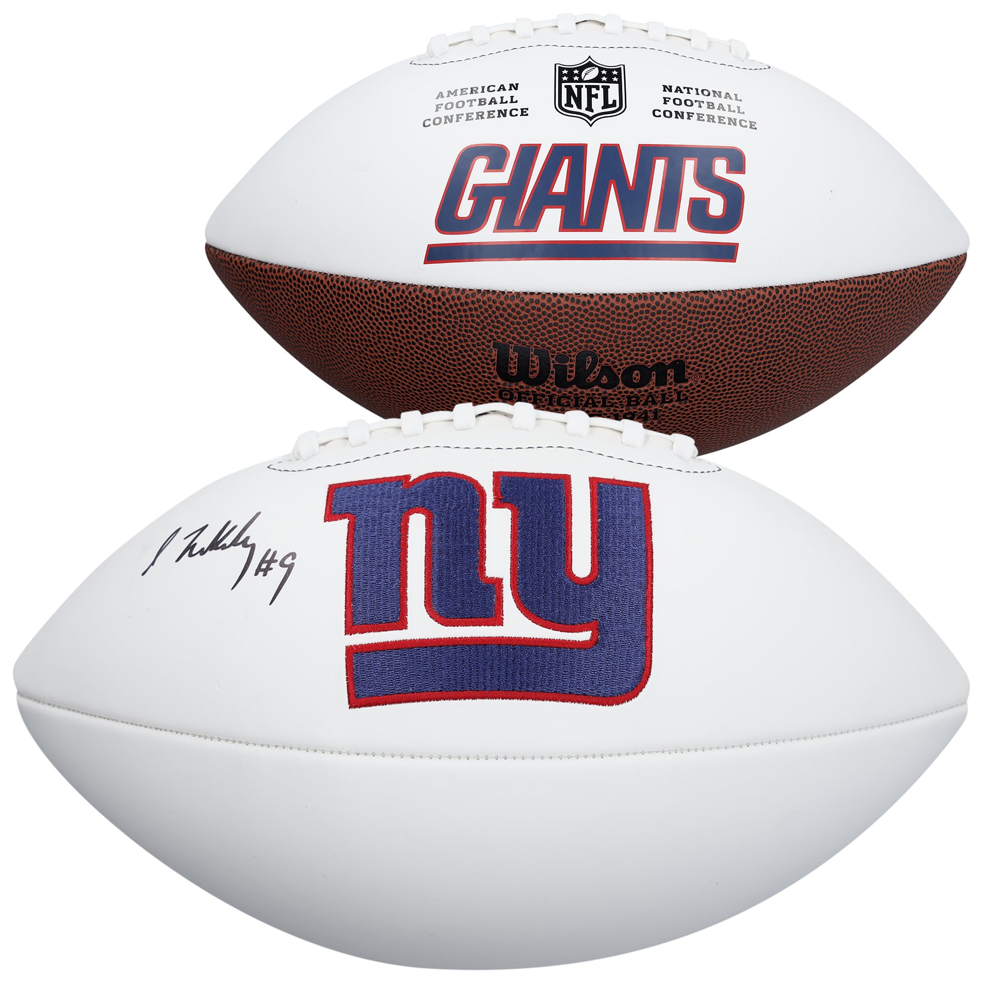 Isaiah Likely New York Giants Autographed Wilson White Panel Football