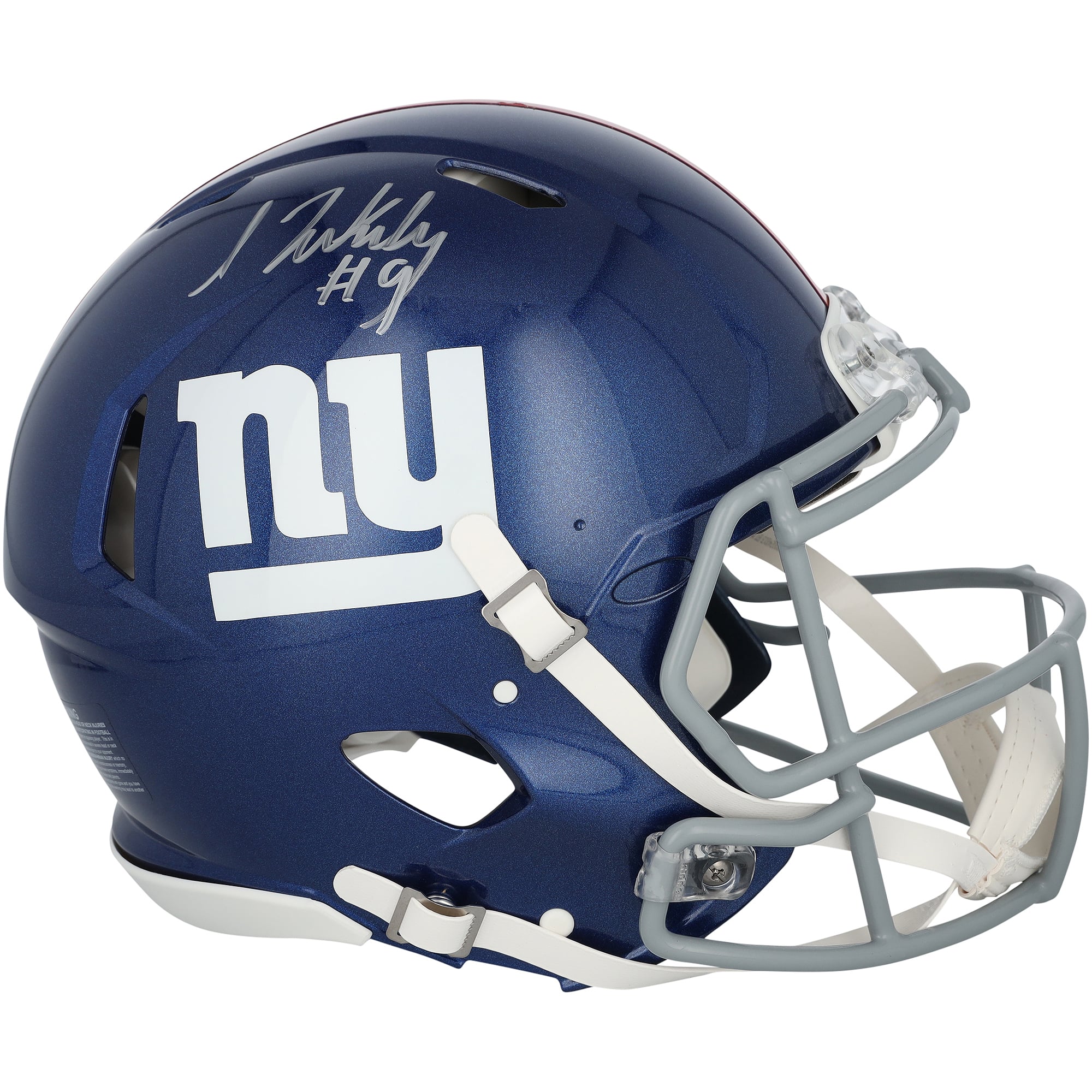 Isaiah Likely New York Giants Autographed Riddell Speed Authentic Helmet