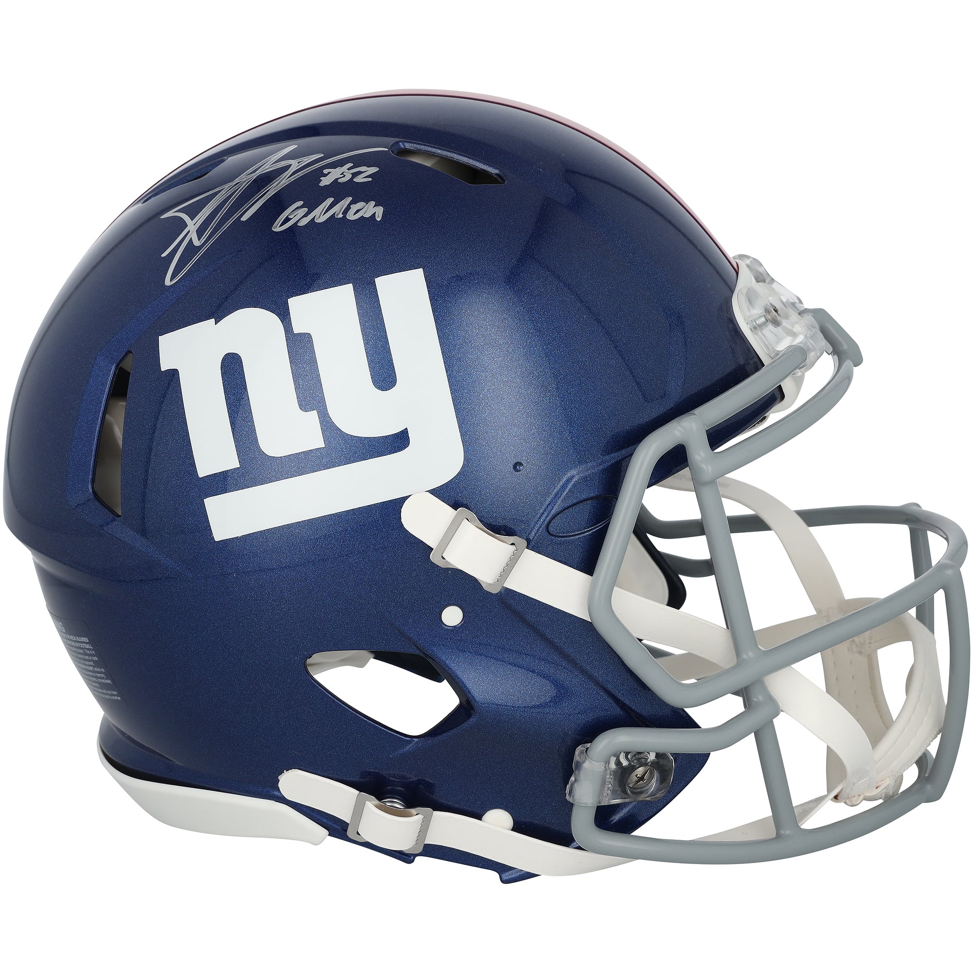 Arvell Reese New York Giants Autographed Riddell Speed Authentic Helmet with "Gmen!" Inscription