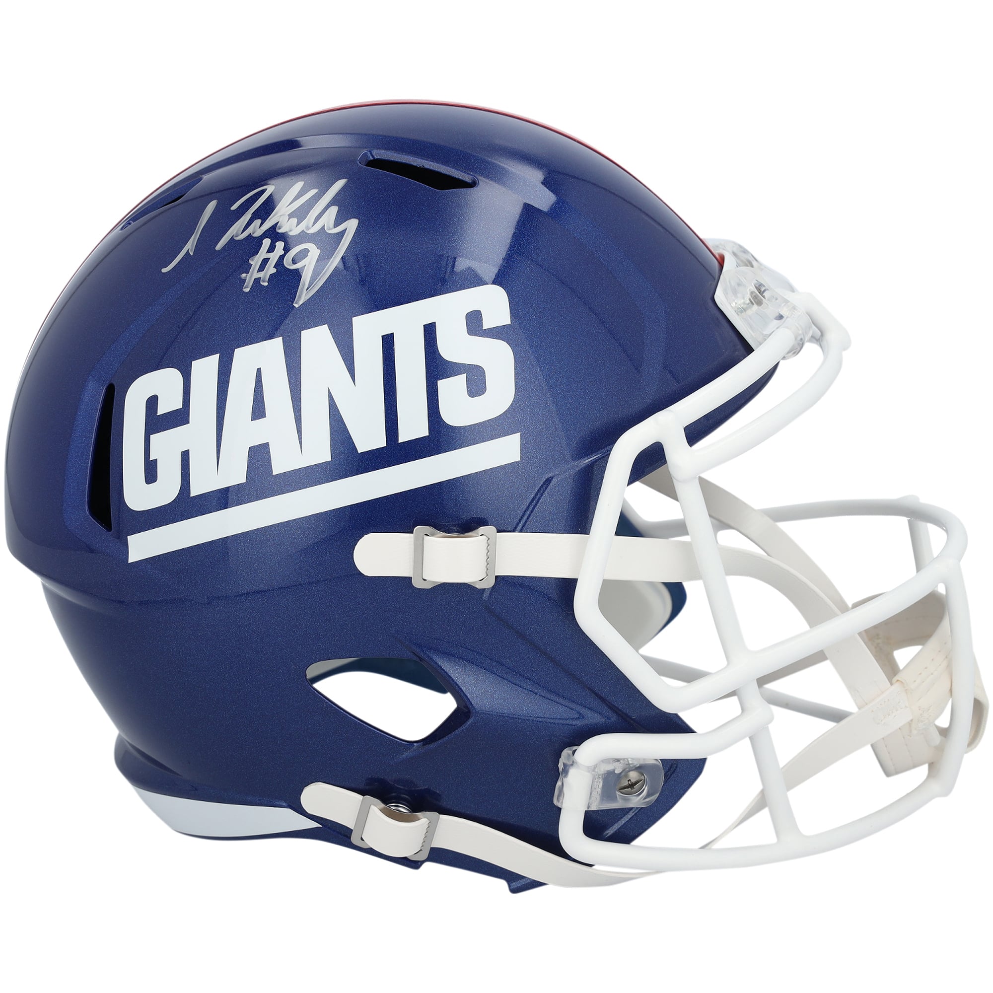 Isaiah Likely New York Giants Autographed Riddell Color Rush Speed Replica Helmet