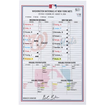 Washington Nationals Trading Cards