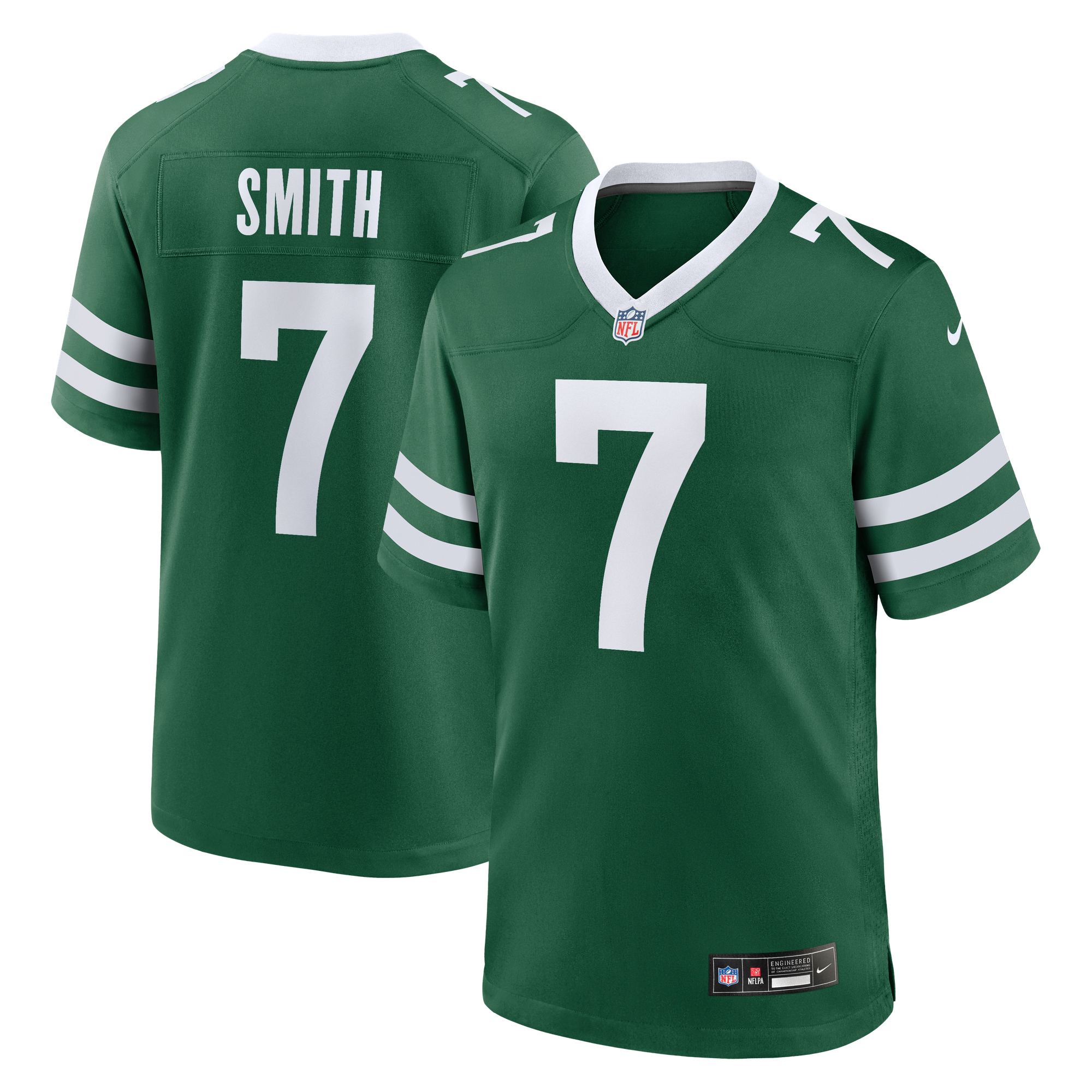 Camiseta Nike Game de la 1ª equipación del New York Jets - Verde Legacy - Geno Smith - Hombre