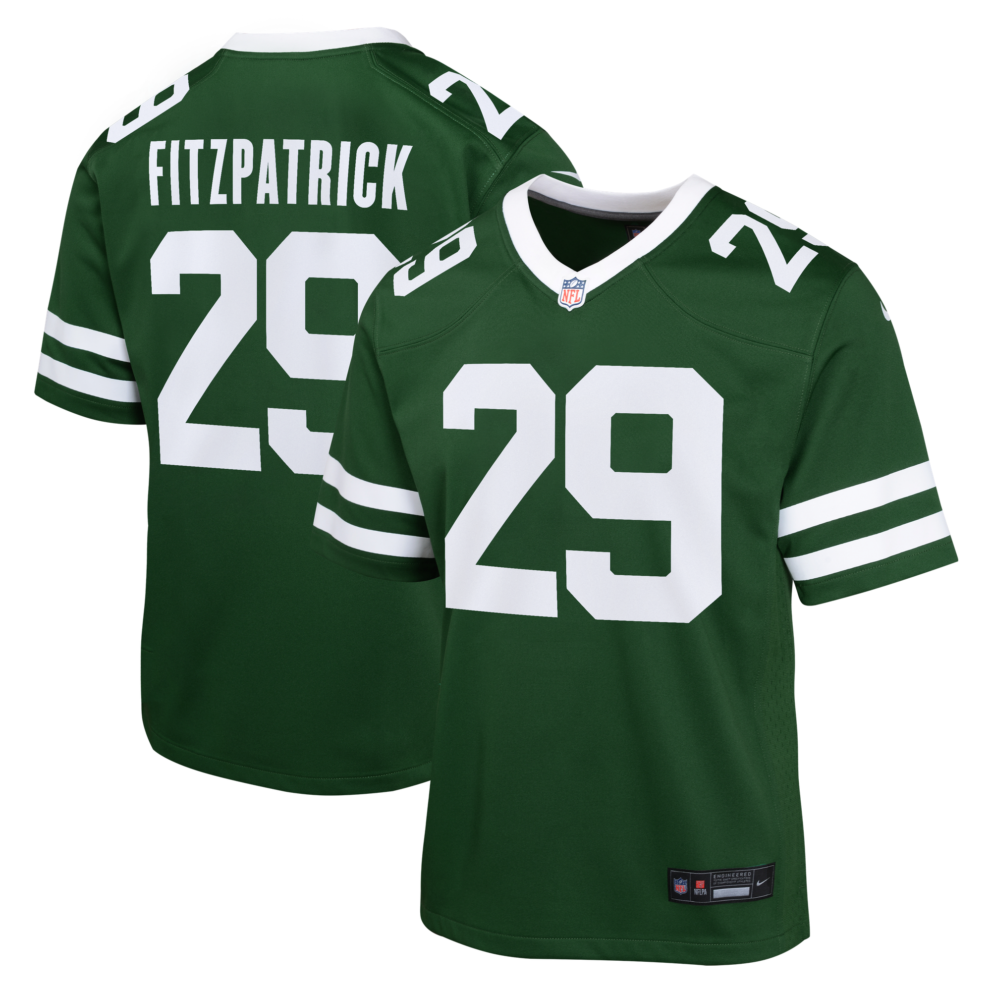 Camiseta Nike Game de la 1ª equipación del New York Jets - Verde Legacy - Minkah Fitzpatrick - Jóvenes