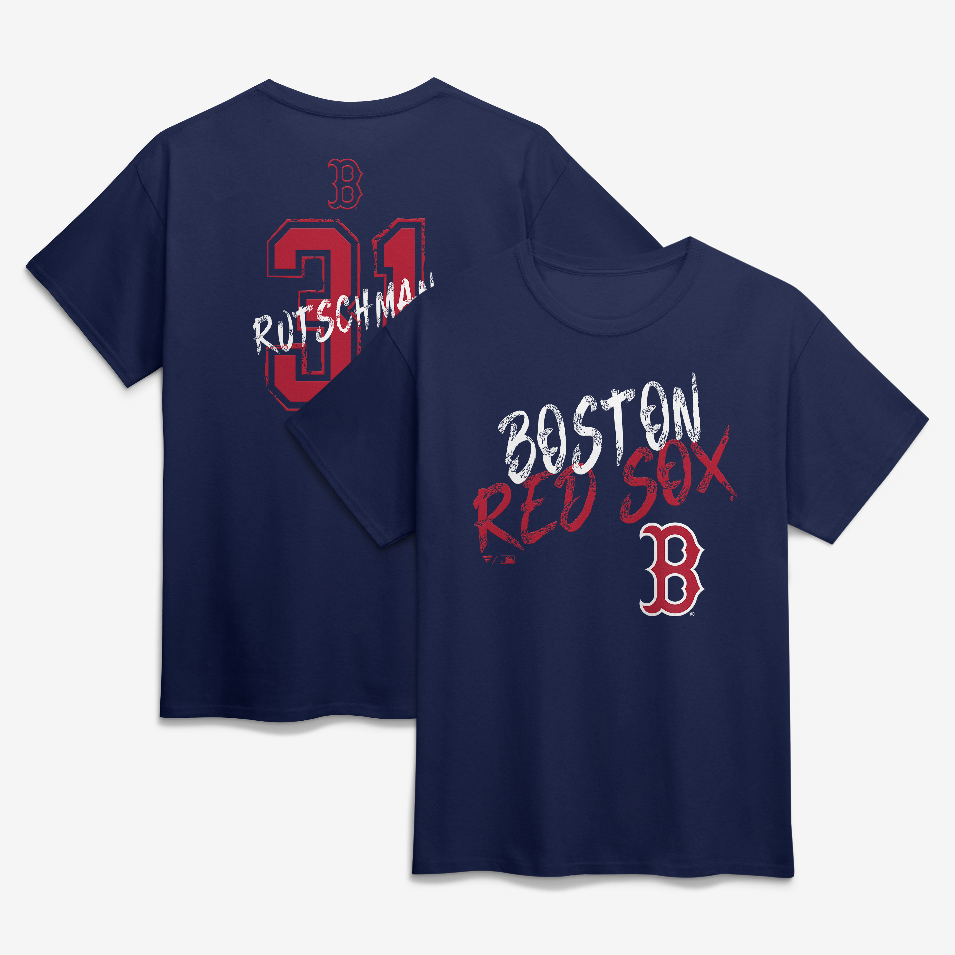 Men's Adley Rutschman Navy Boston Red Sox Hustle Name & Number T-Shirt