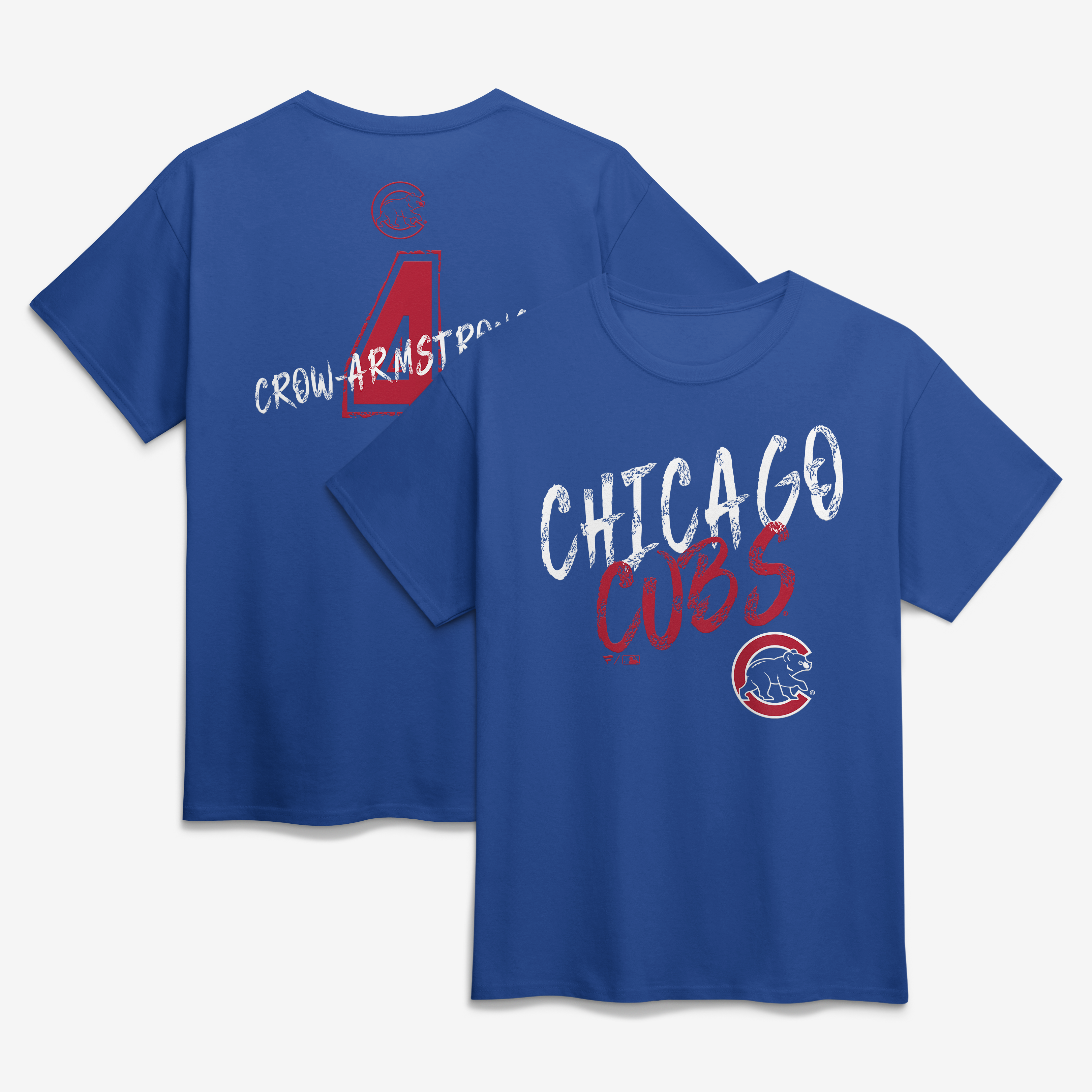 Men's Pete Crow-Armstrong Royal Chicago Cubs Hustle Name & Number T-Shirt