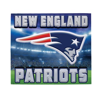 New England Patriots 6' x 8' Single Car Garage Door Cover