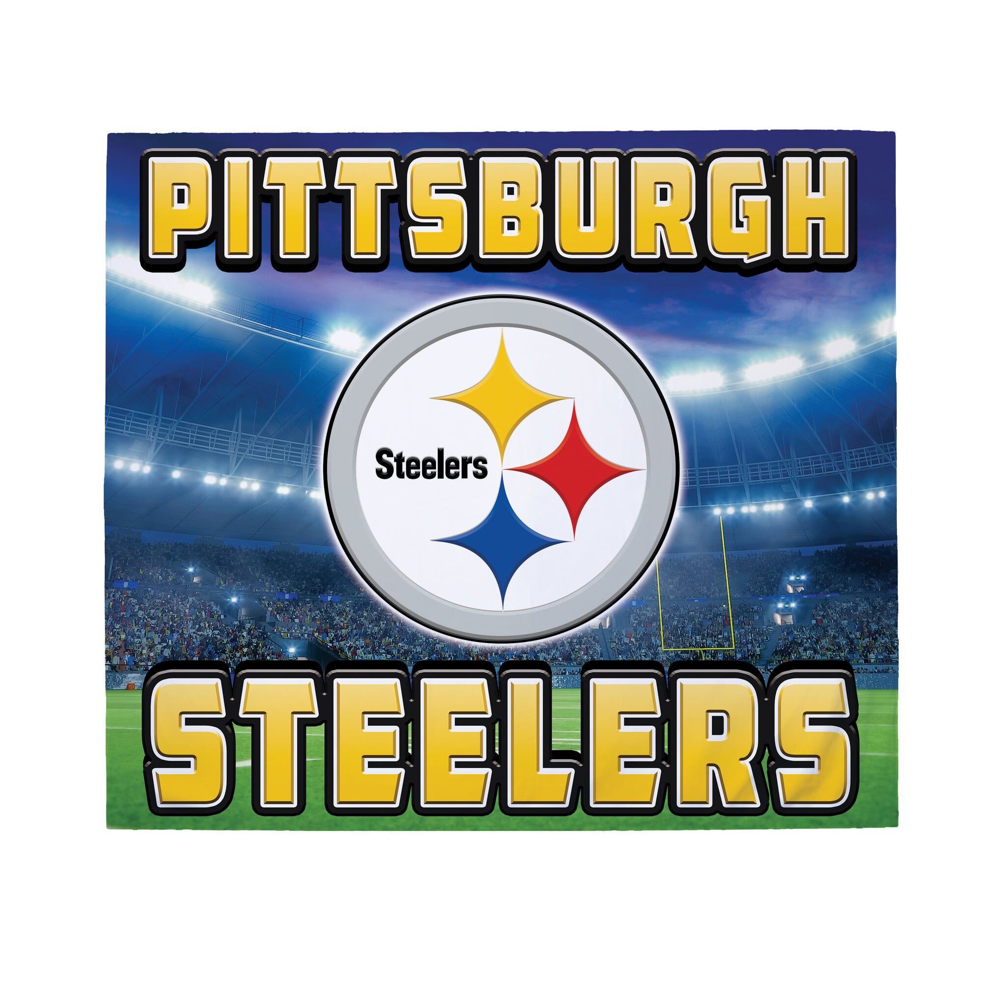 Pittsburgh Steelers 6' x 8' Single Car Garage Door Cover