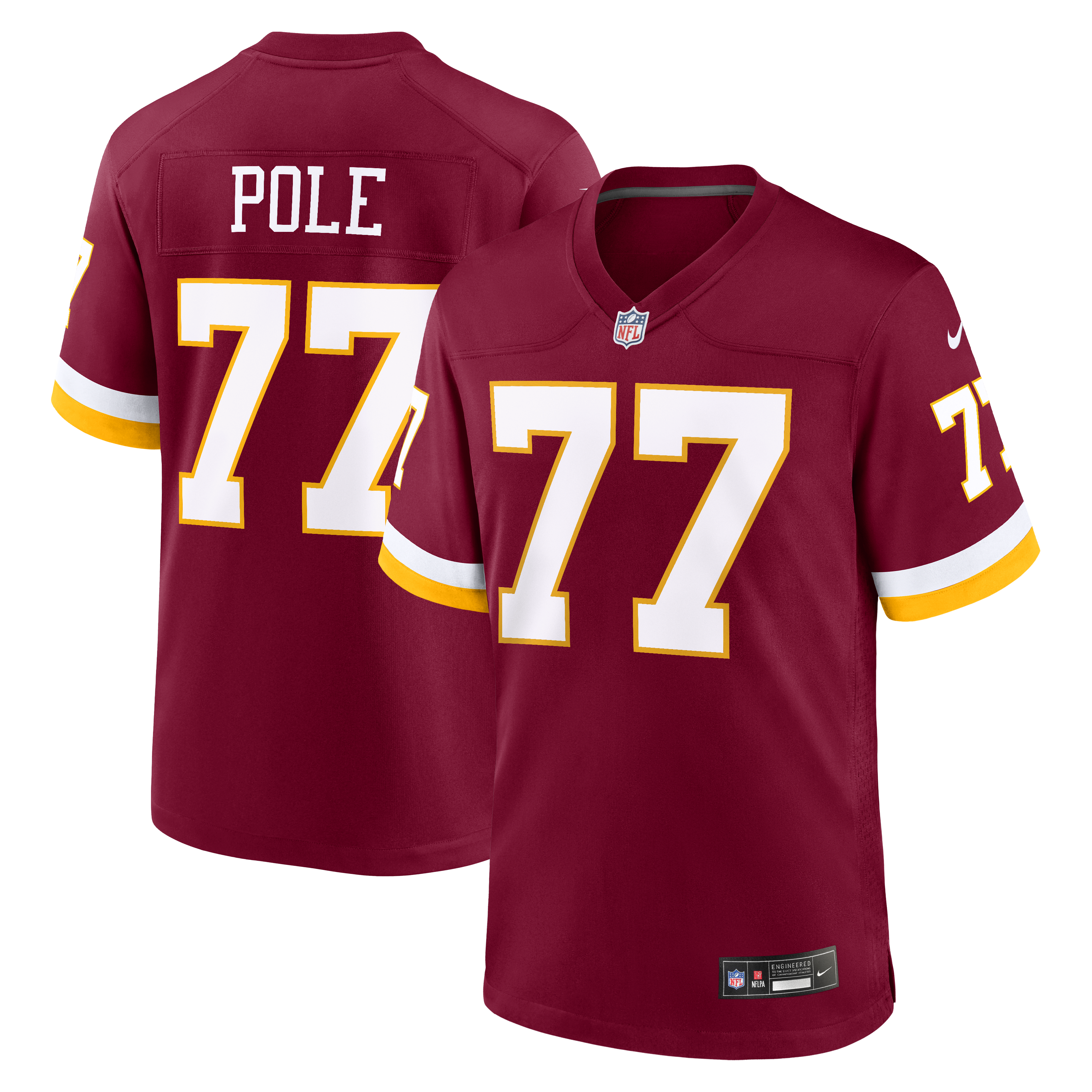 Men's Nike Esa Pole Burgundy Washington Commanders Team Game Jersey