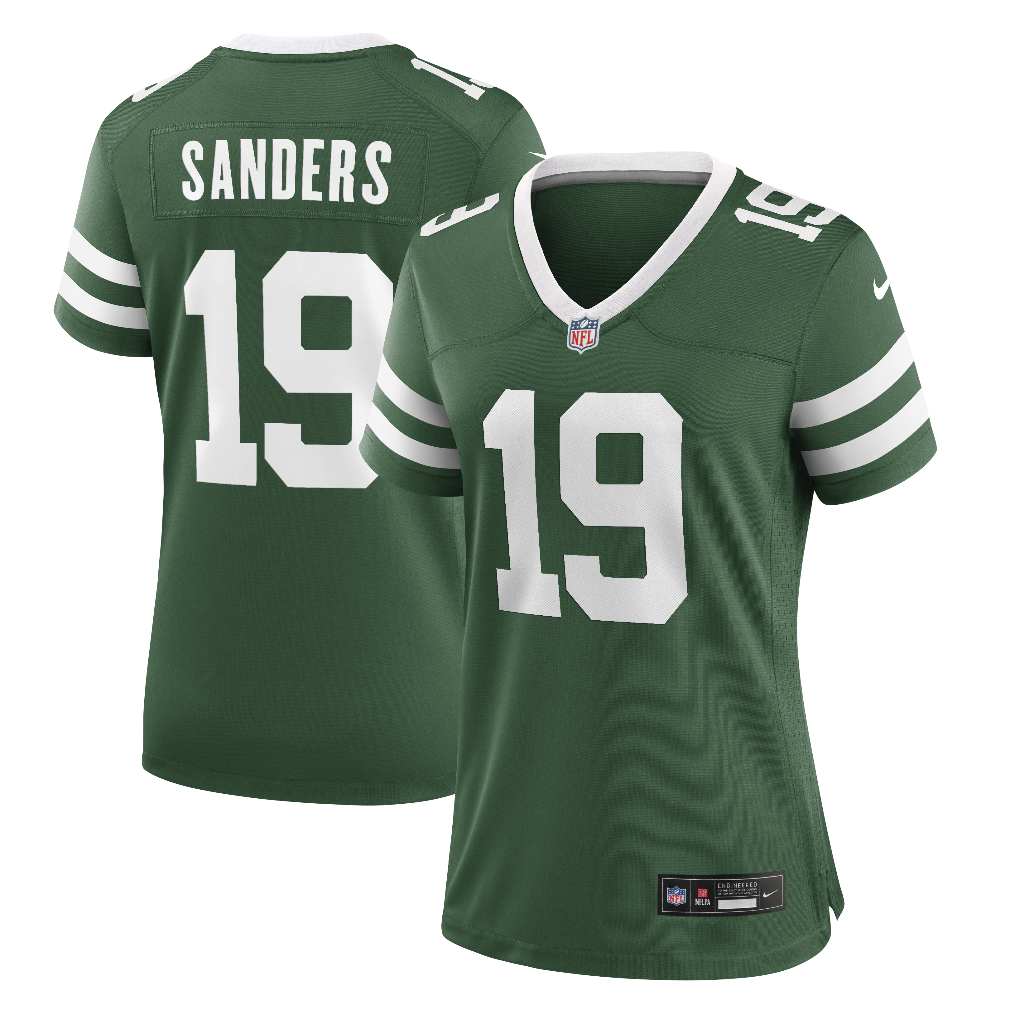 Women's Nike Jason Sanders Legacy Green New York Jets Team Game Jersey