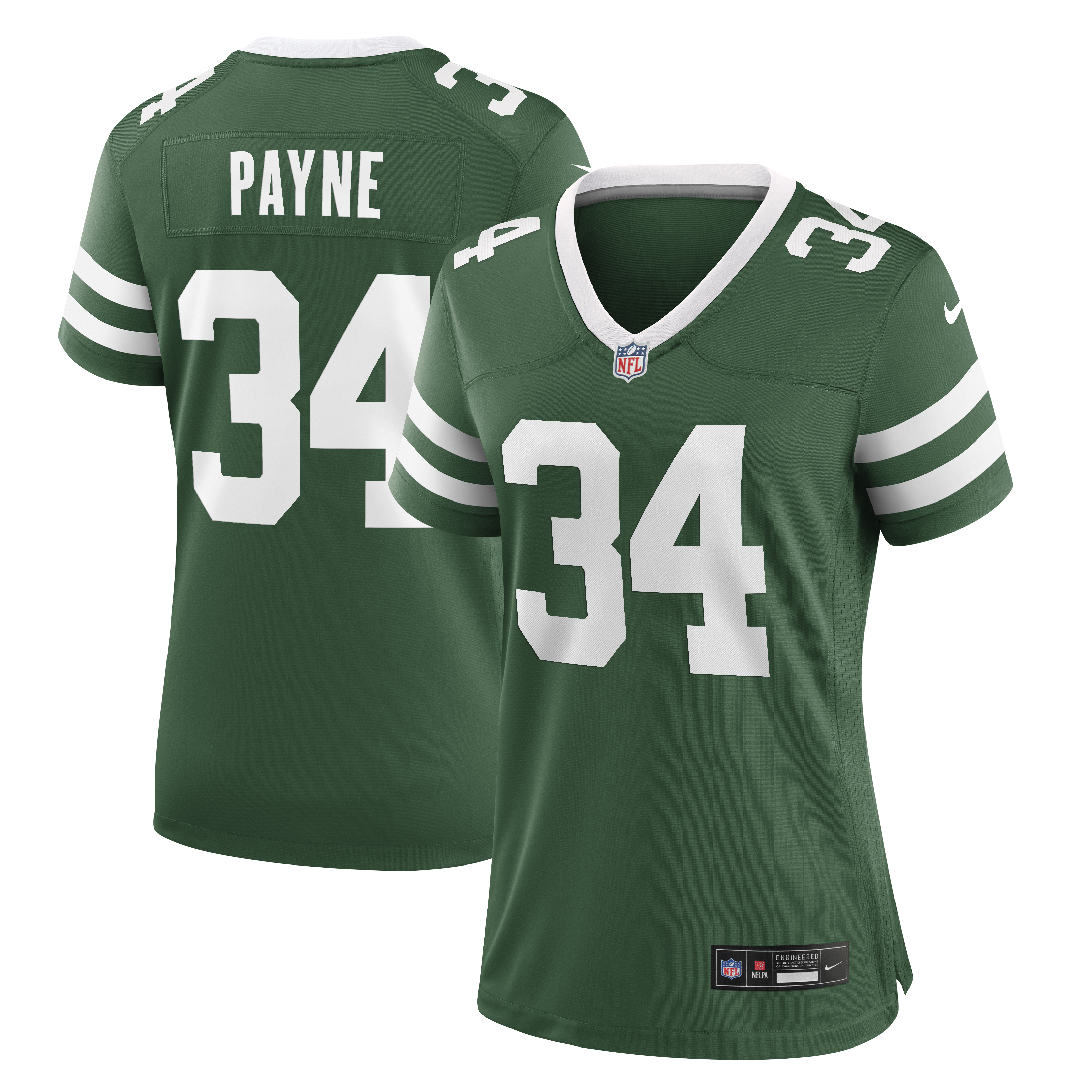 Women's Nike VJ Payne Legacy Green New York Jets Team Game Jersey