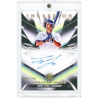 Spencer Jones New York Yankees Autographed 2023 Bowman Inception Prospect #BPA-SJ #97/200 Card