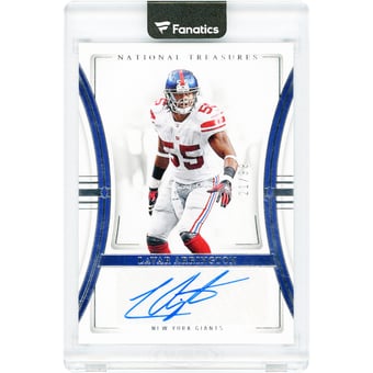 LaVar Arrington New York Giants Autographed 2023 Panini National Treasures Signatures #SIG-LAN #21/99 Card