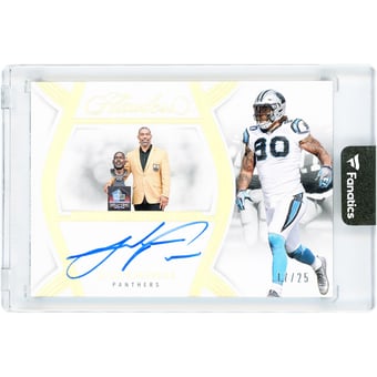 Julius Peppers Carolina Panthers Autographed 2025 Panini Flawless Hall of Fame #HOF-JPS #17/25 Card