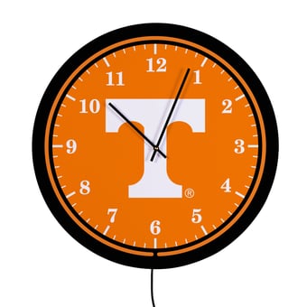 "Tennessee Volunteers 18"" Lighted Round LED Wall Clock"