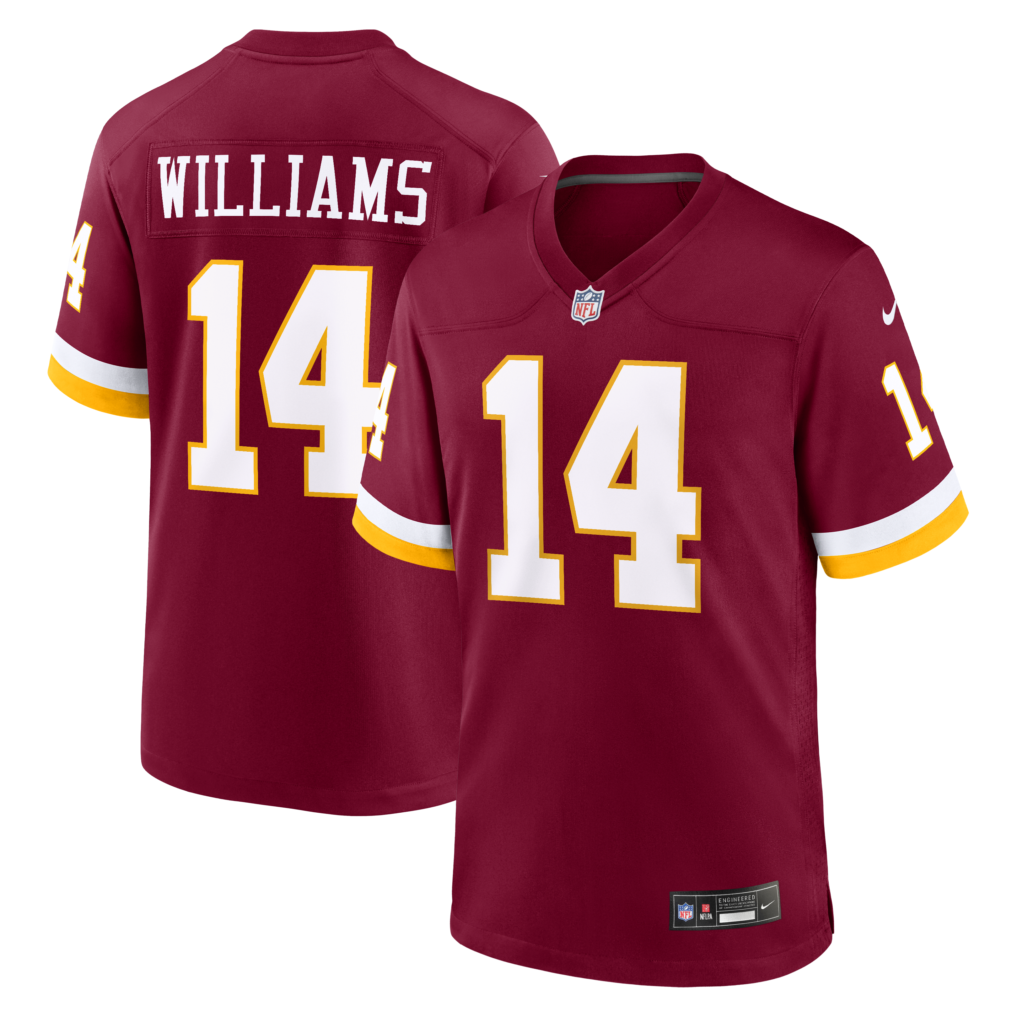 Men's Nike Antonio Williams Burgundy Washington Commanders Team Game Jersey