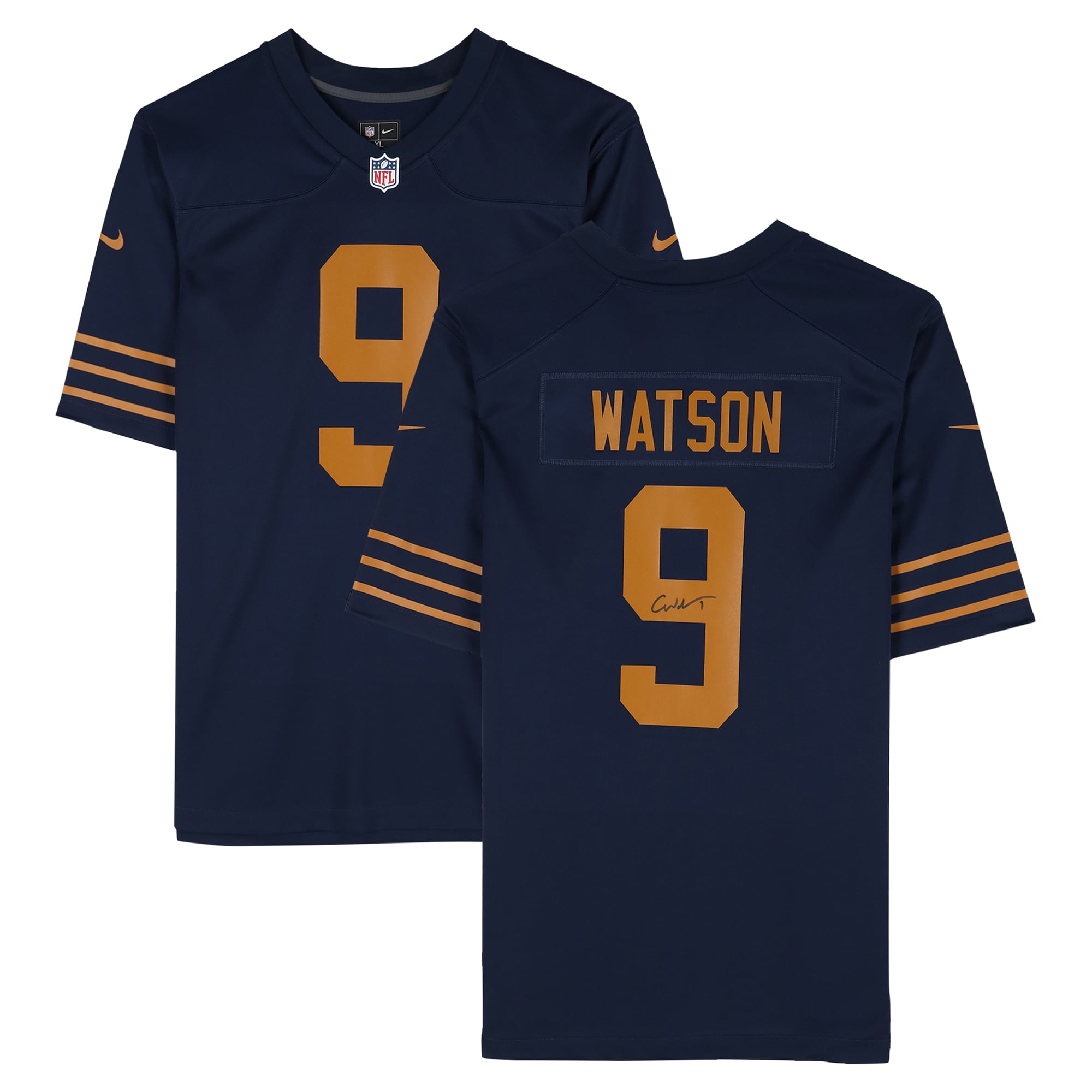 Christian Watson Green Bay Packers Autographed Navy Nike 1923 Game Jersey