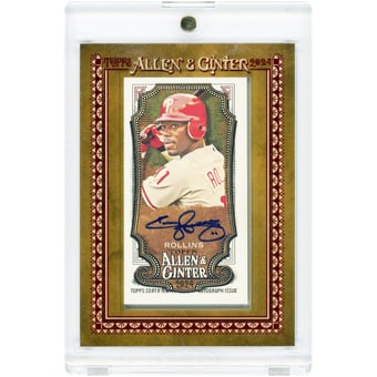 Jimmy Rollins Philadelphia Phillies Autographed 2024 Topps Allen & Ginter Mini #MA-JRO Card
