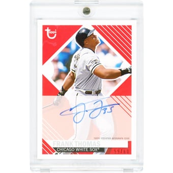Frank Thomas Chicago White Sox Autographed 2021 Topps Brooklyn Collection #BKA-FT #59/60 Card