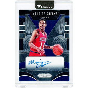 Maurice Cheeks Philadelphia 76ers Autographed 2019-20 Panini Prizm #SG-MCK Card