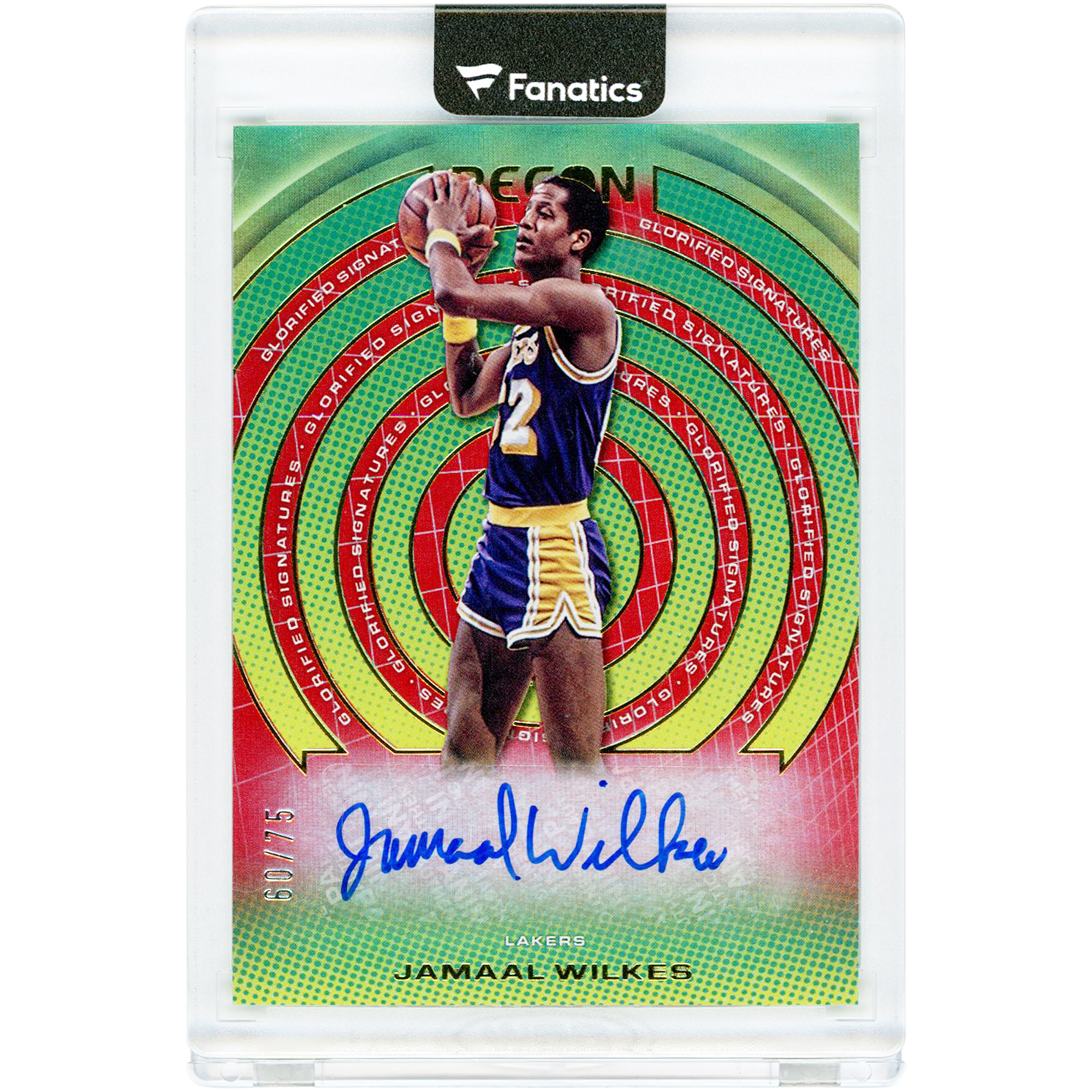 Jamaal Wilkes Los Angeles Lakers Autographed 2022-23 Panini Recon Glorified Signatures #GS-JMW Card