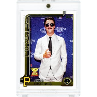 Paul Skenes Pittsburgh Pirates 2025 Topps Gold Mirror Variation #98 Card