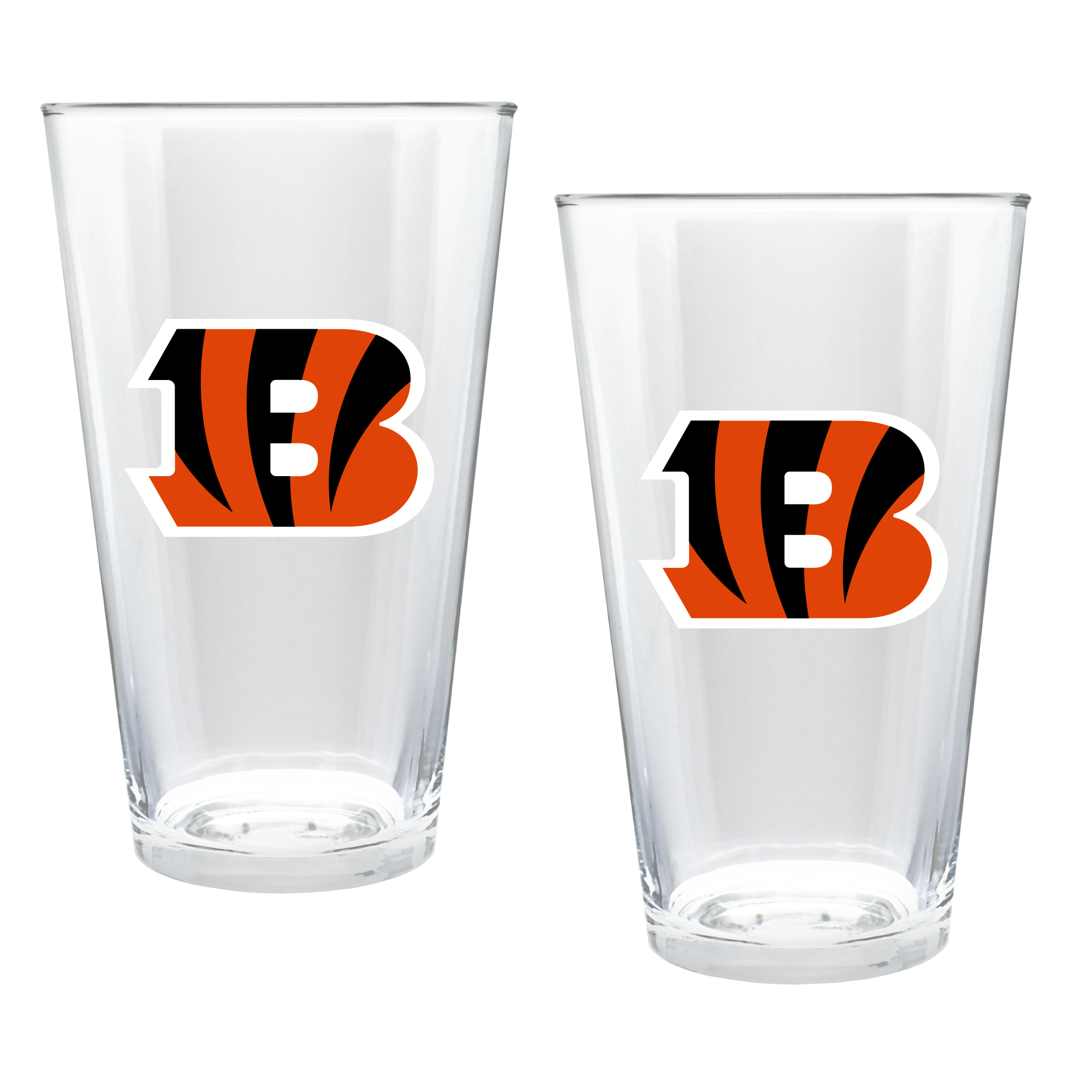 Cincinnati Bengals Two-Piece 16oz. Double Play Pint Glass Set